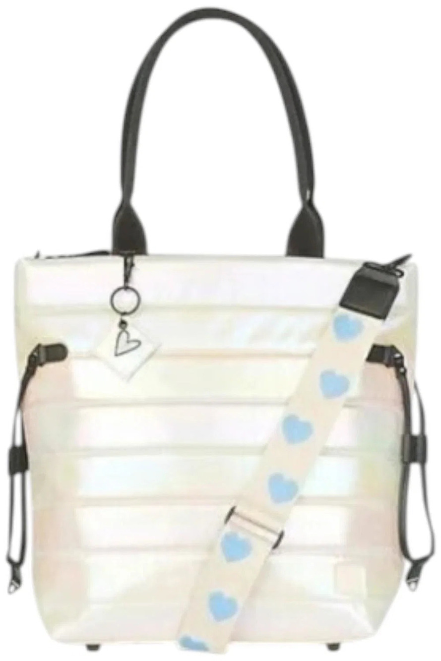 Shawn Killinger x IHKWIP North/South Haute Tote w/ Heart Strap Silver